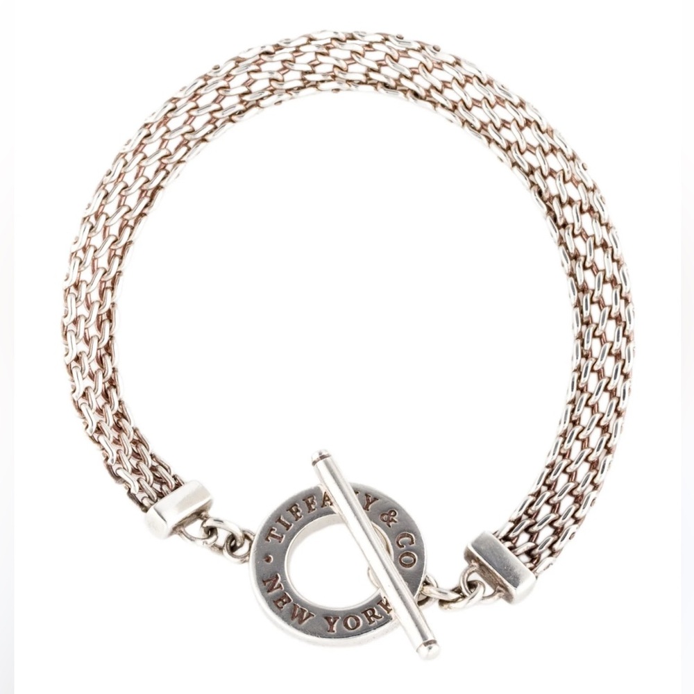 Tiffany & Co. Silver Multi-Strand Toggle Bracelet